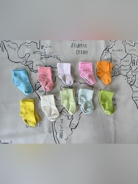 Baby & Toddler Pastel Cotton Socks - Multi-Color Pack